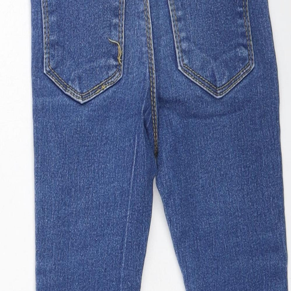 Pep&co  Girls Blue  Cotton Capri Jeans Size 18-24 Months