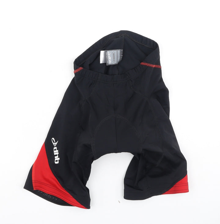 DHB Womens Black  Polyester Pedal Pusher Leggings Size 8 L6 in Regular