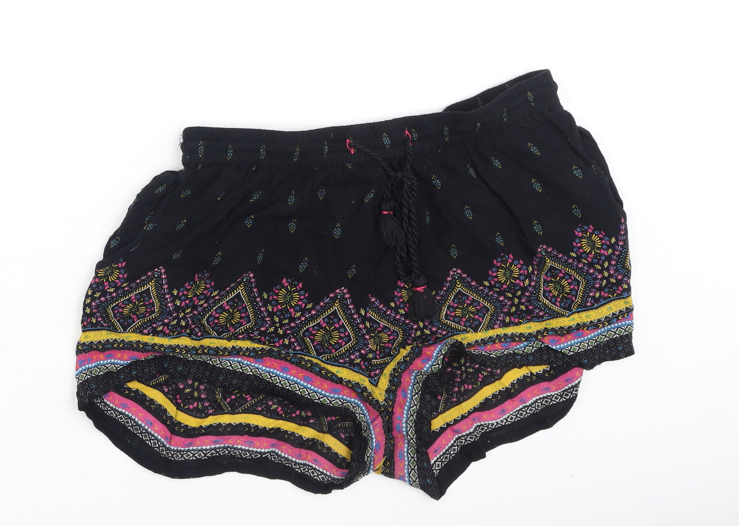 New Look Womens Multicoloured  Viscose Utility Shorts Size 10 L4 in Regular
