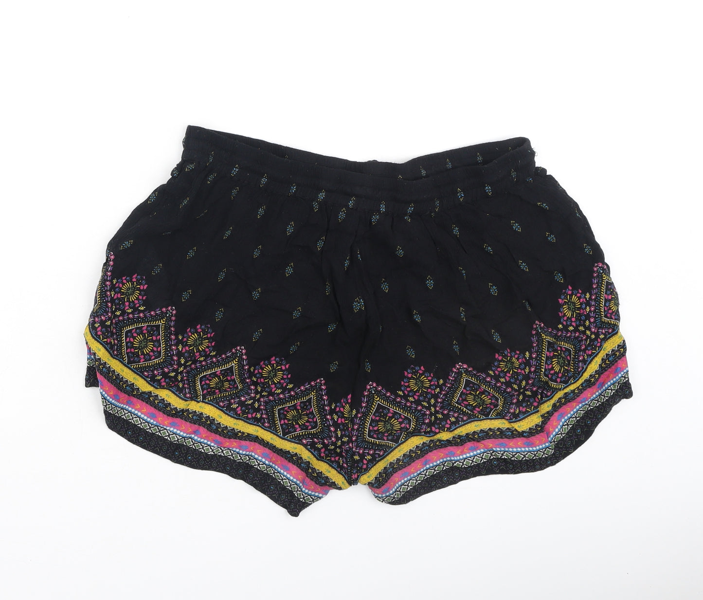 New Look Womens Multicoloured  Viscose Utility Shorts Size 10 L4 in Regular