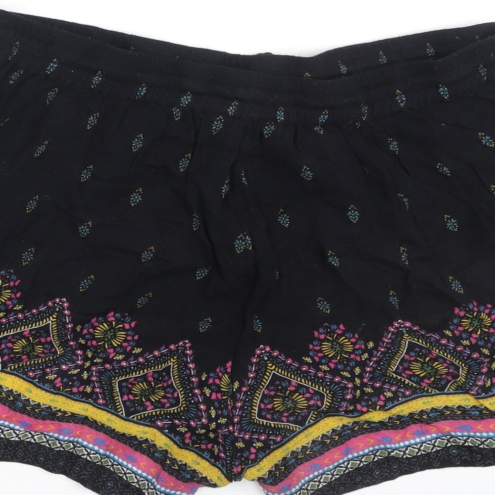 New Look Womens Multicoloured  Viscose Utility Shorts Size 10 L4 in Regular