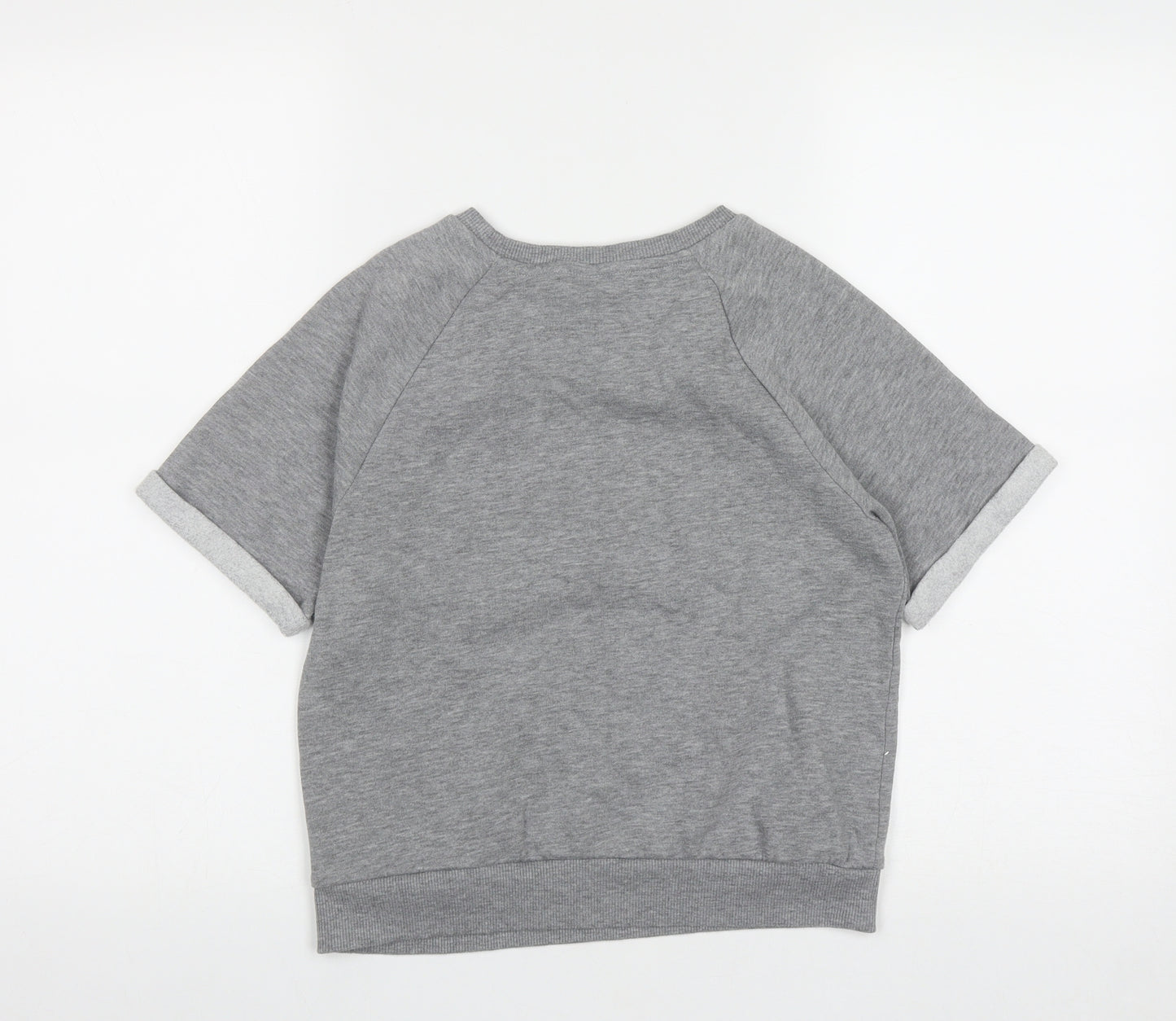TU Girls Grey  Polyester Pullover Sweatshirt Size 11 Years
