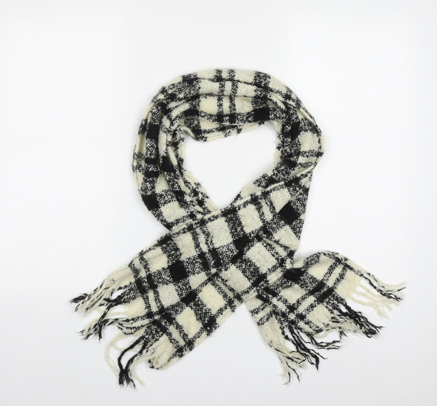 Marks and Spencer Womens Multicoloured Plaid Acrylic  Scarf