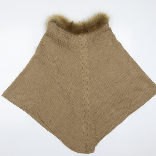 New Look Womens Brown    Poncho One Size