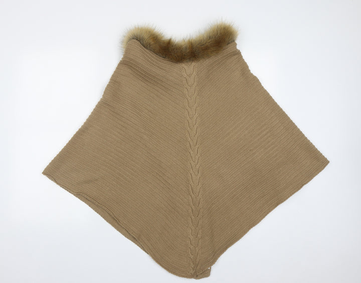 New Look Womens Brown    Poncho One Size