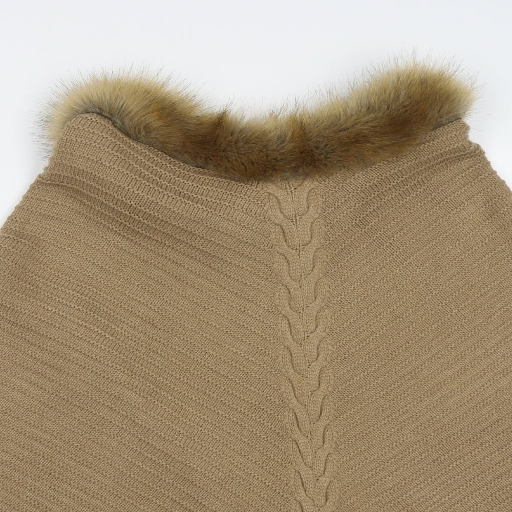 New Look Womens Brown    Poncho One Size