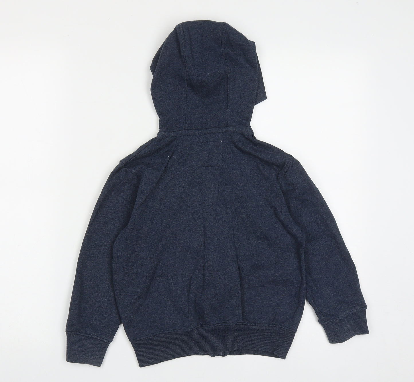 NEXT Boys Blue  Cotton Full Zip Hoodie Size 5-6 Years  Zip - Fire Engine