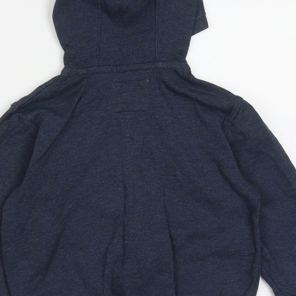NEXT Boys Blue  Cotton Full Zip Hoodie Size 5-6 Years  Zip - Fire Engine