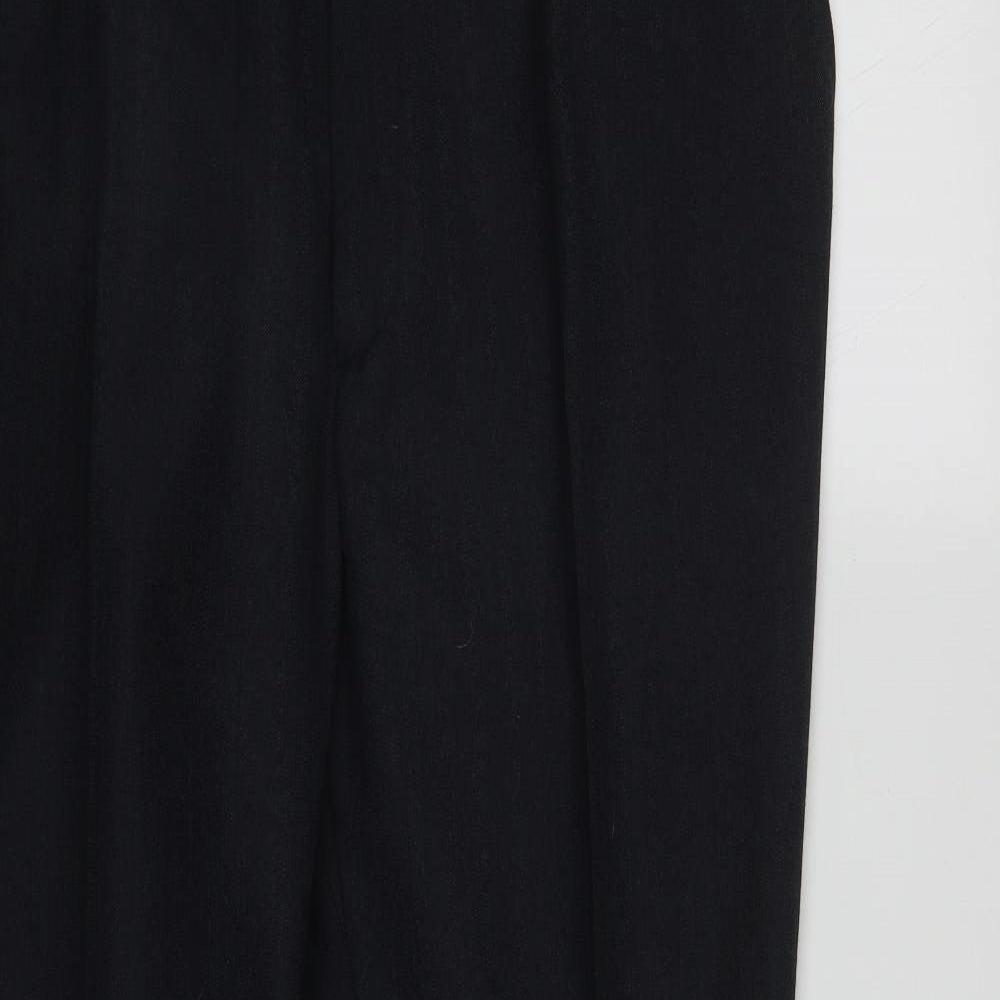 Wellington Mens Blue  Polyester Pedal Pusher Trousers Size 40 in L33 in Regular Zip