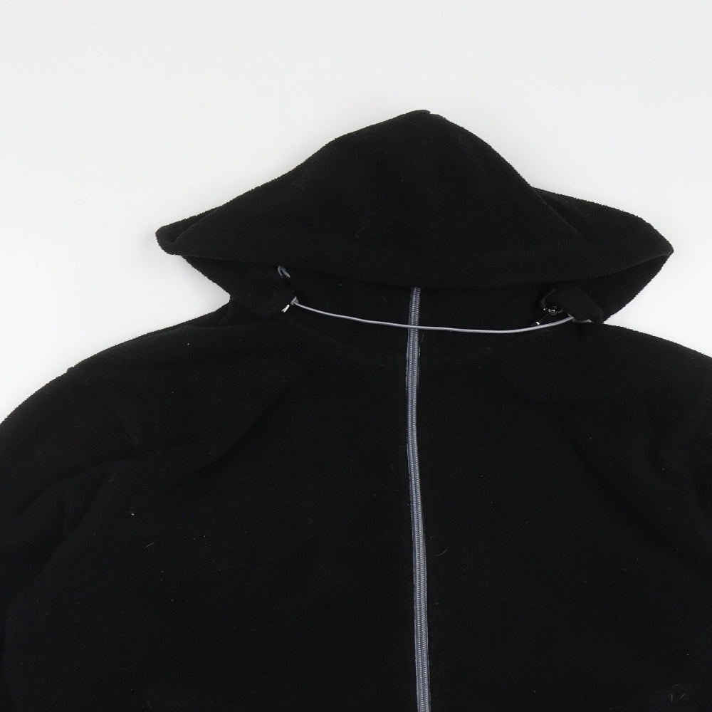 Giolli Mens Black   Jacket  Size XL  Zip - Detachable hood