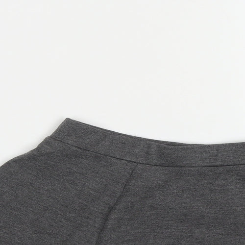 George Girls Grey  Polyester A-Line Skirt Size 8-9 Years  Regular