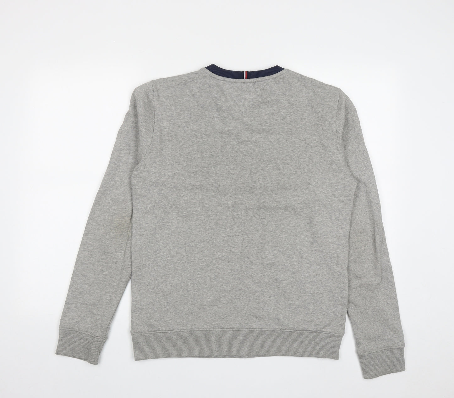 Tommy Hilfiger Boys Grey  Cotton Pullover Sweatshirt Size 16 Years