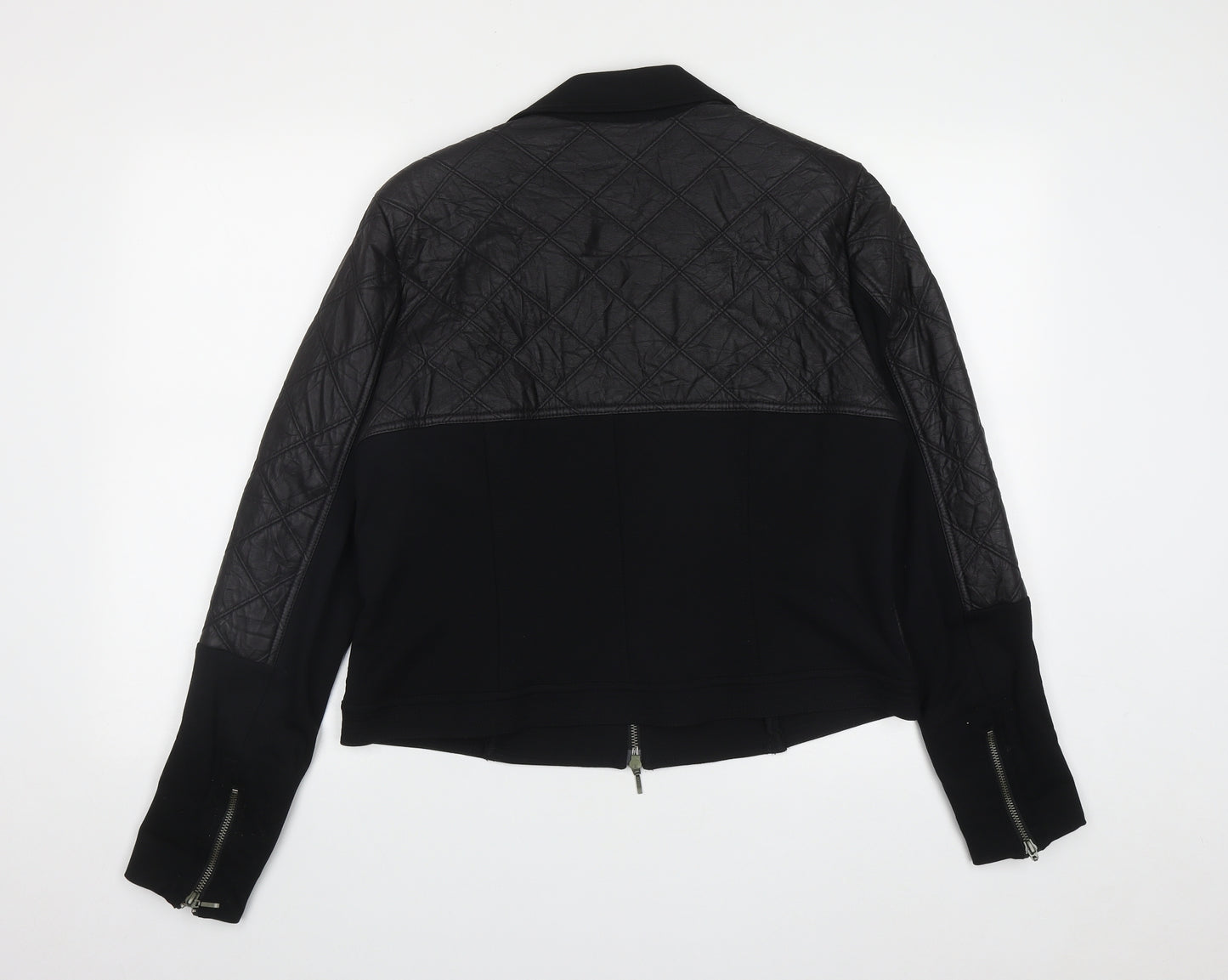 Roses of Aualon Womens Black   Jacket  Size XL  Zip