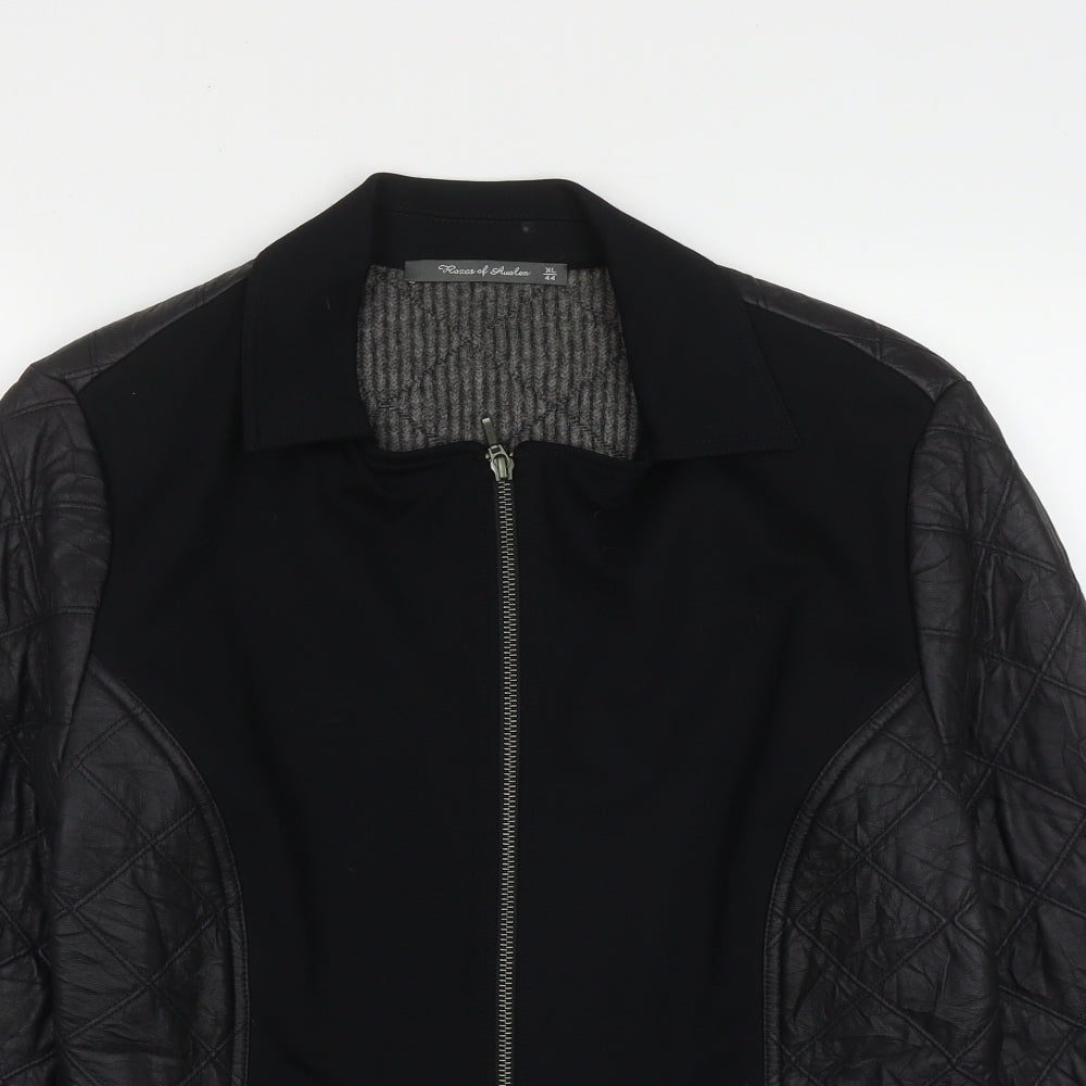 Roses of Aualon Womens Black   Jacket  Size XL  Zip