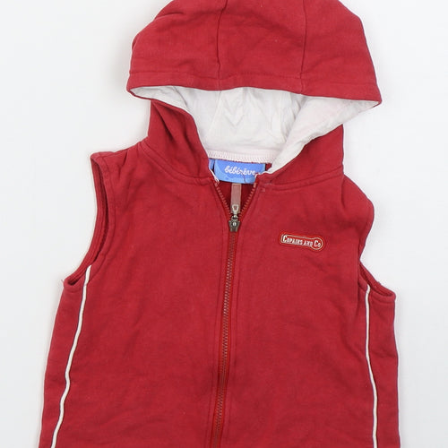 Beberene Boys Red   Jacket  Size 18 Months   Zip