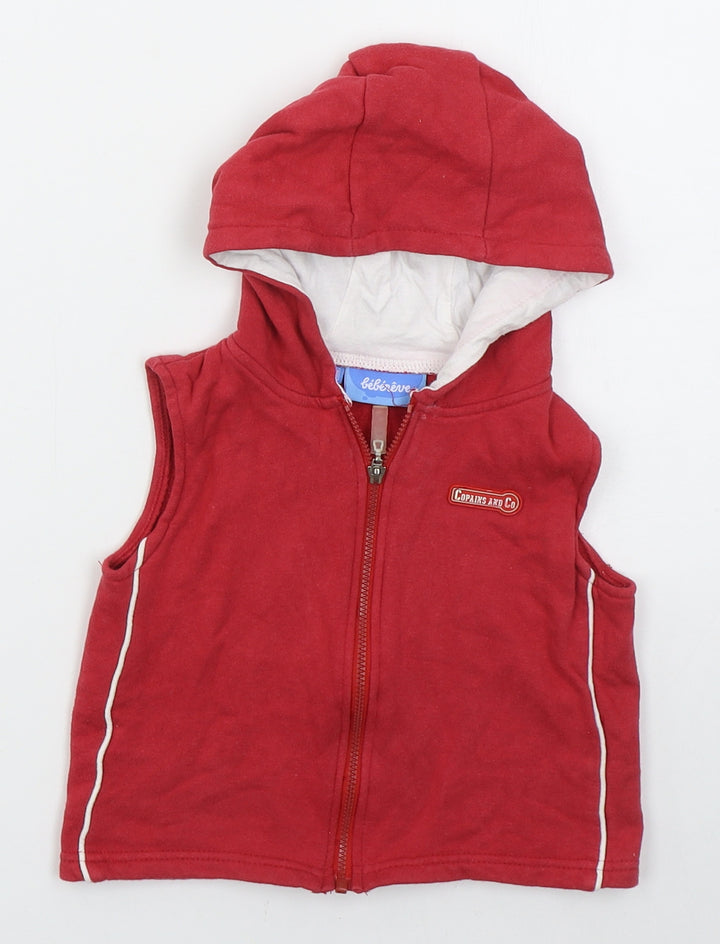 Beberene Boys Red   Jacket  Size 18 Months   Zip