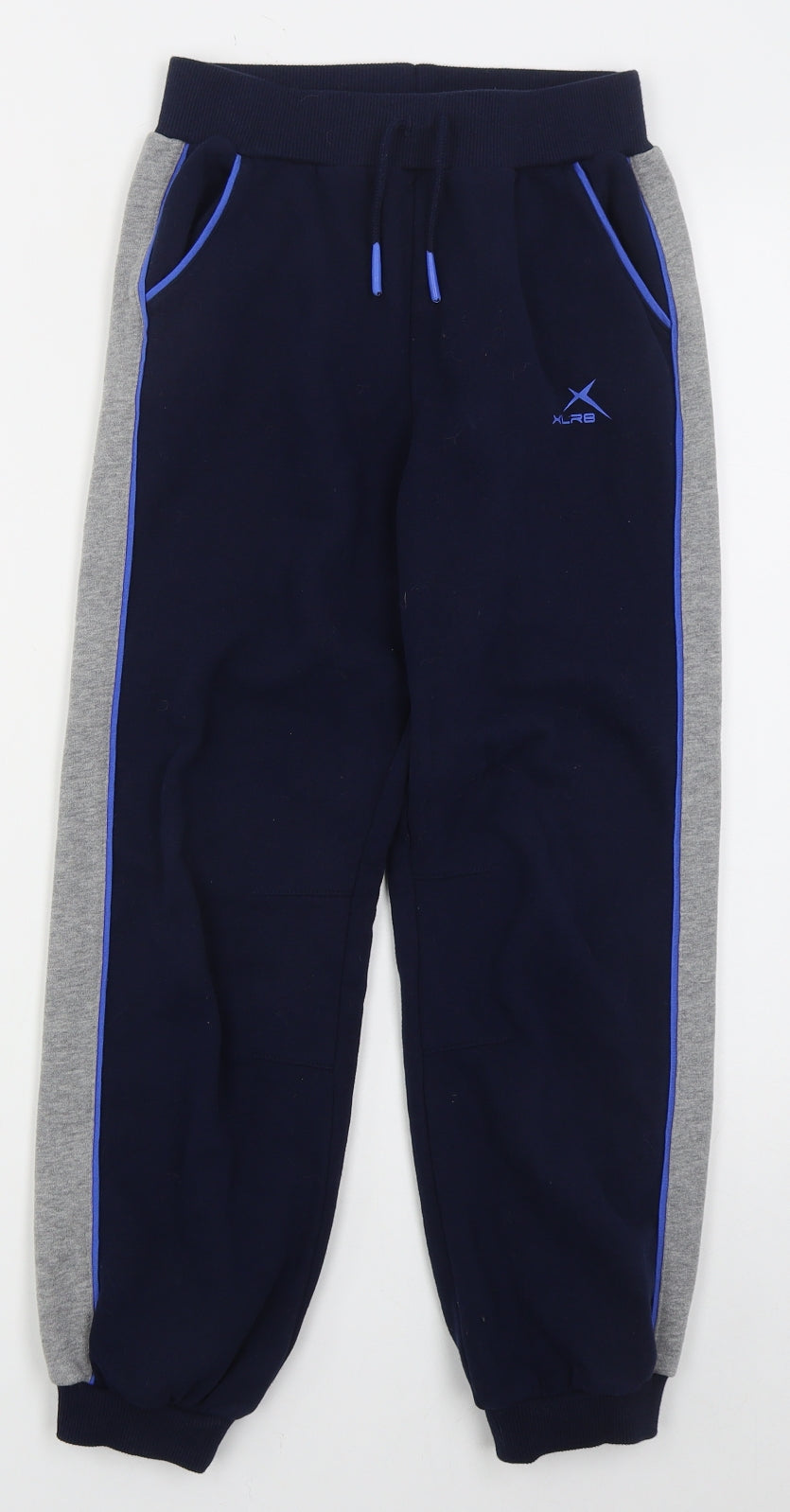 Dunnes Boys Blue  Cotton Sweatpants Trousers Size 10-11 Years  Regular Drawstring