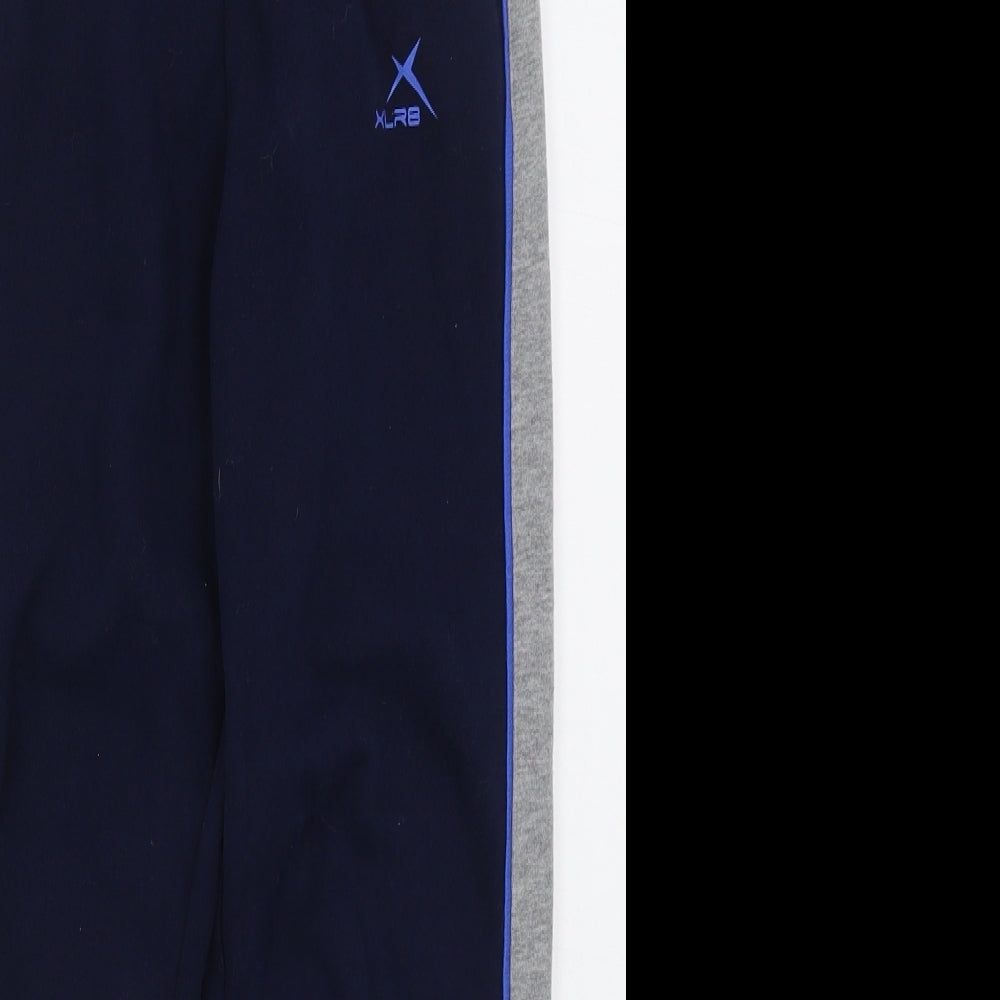 Dunnes Boys Blue  Cotton Sweatpants Trousers Size 10-11 Years  Regular Drawstring
