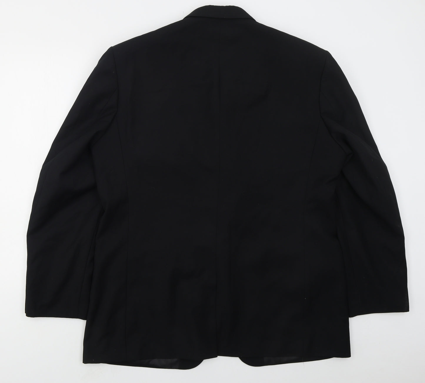 Burton Mens Black  Polyester Jacket Suit Jacket Size 46