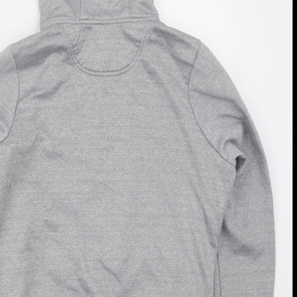 ellesse Womens Grey  Polyester Full Zip Hoodie Size 14  Zip