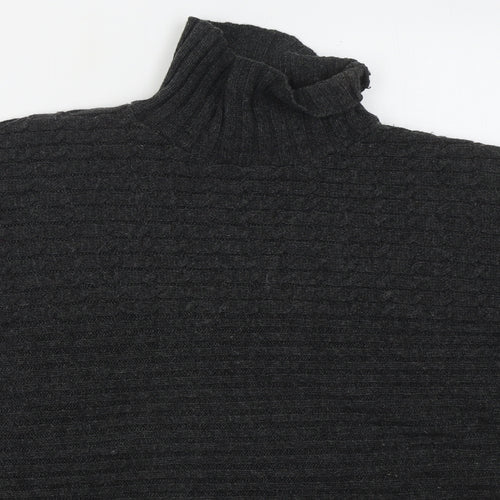 H&M Womens Grey   Jacket Poncho Size S