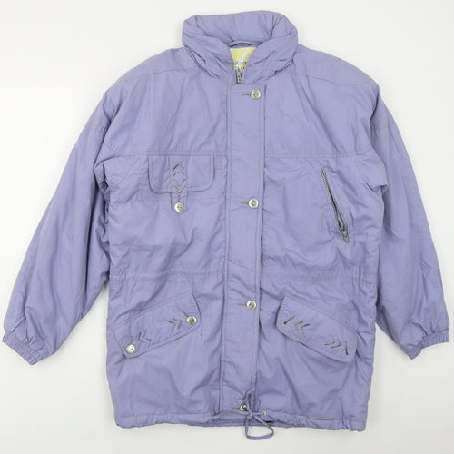 Rivers Edge Womens Purple   Jacket Coat Size 12  Zip
