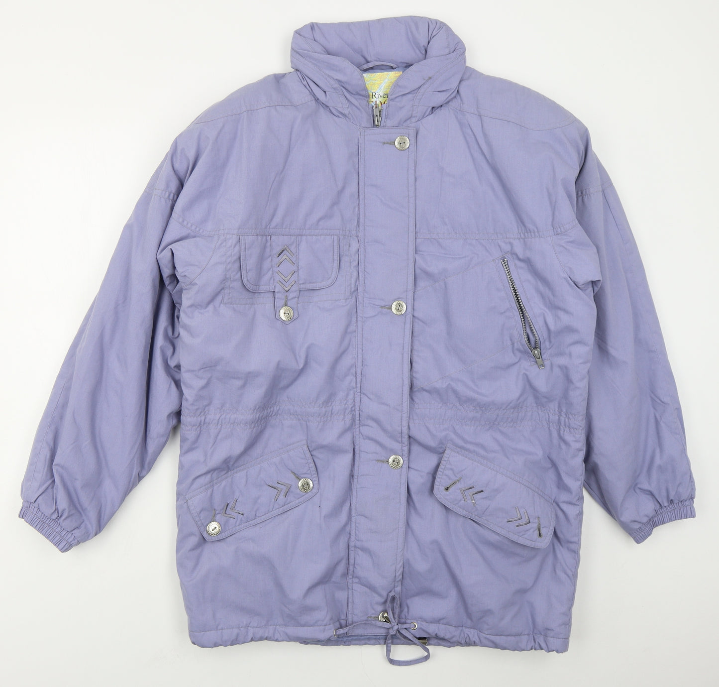 Rivers Edge Womens Purple   Jacket Coat Size 12  Zip