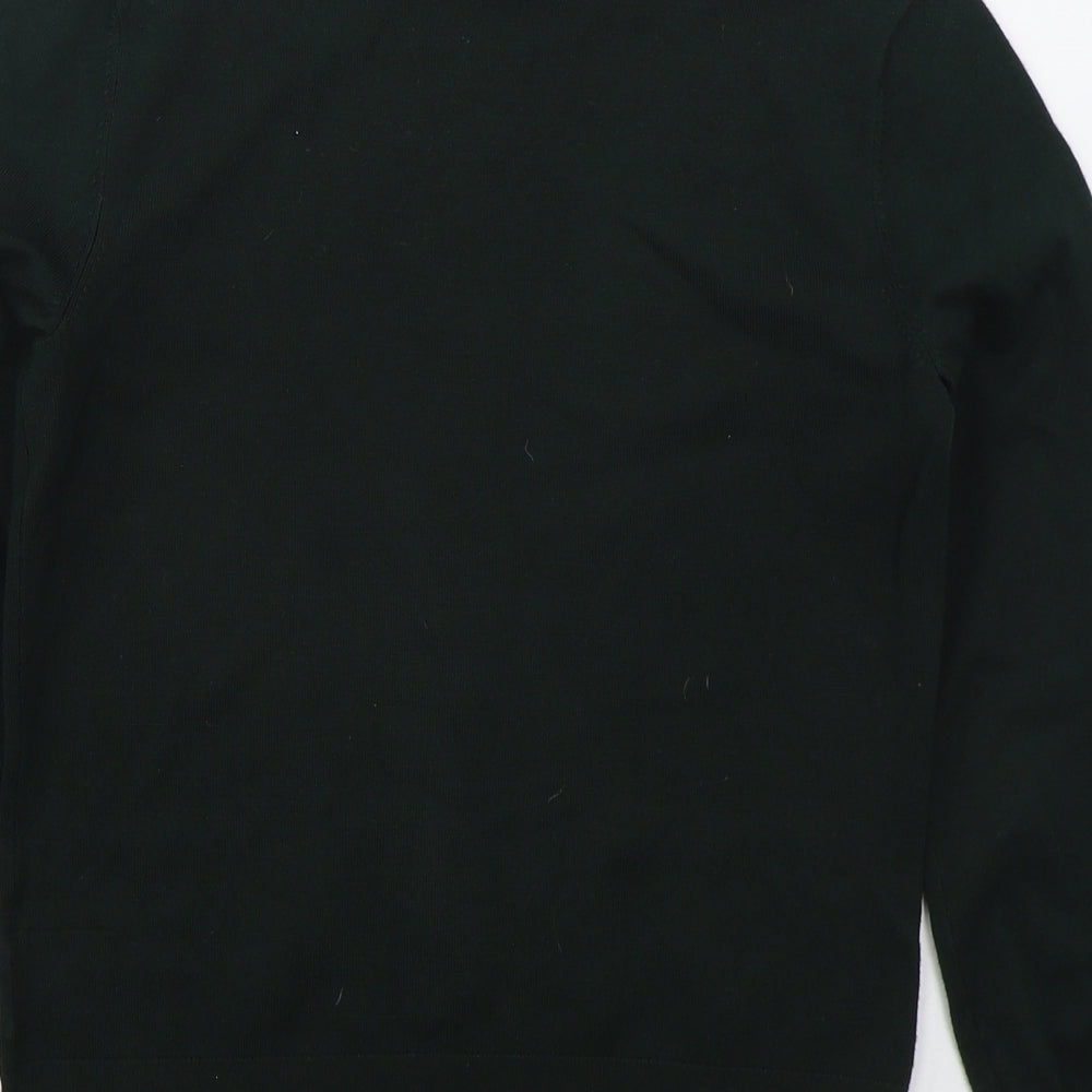 Dorothy Perkins Womens Green Roll Neck  Viscose Pullover Jumper Size 4