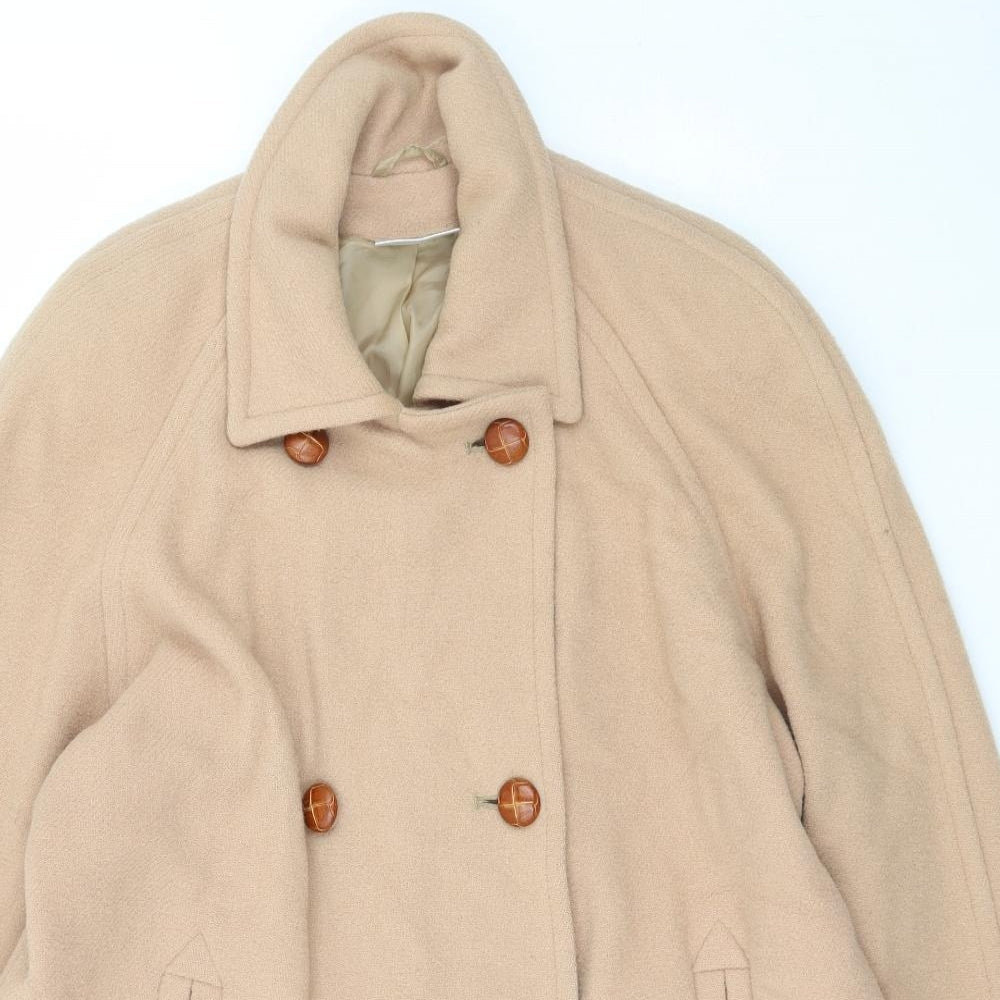 Imagination Womens Beige   Jacket  Size L  Button