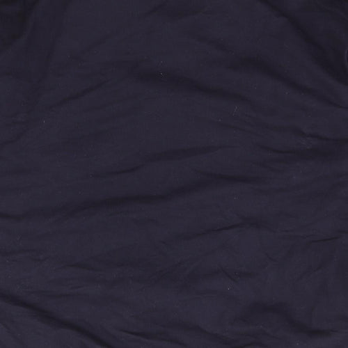DASH Womens Blue Collared  Cotton Full Zip Jumper Size 18