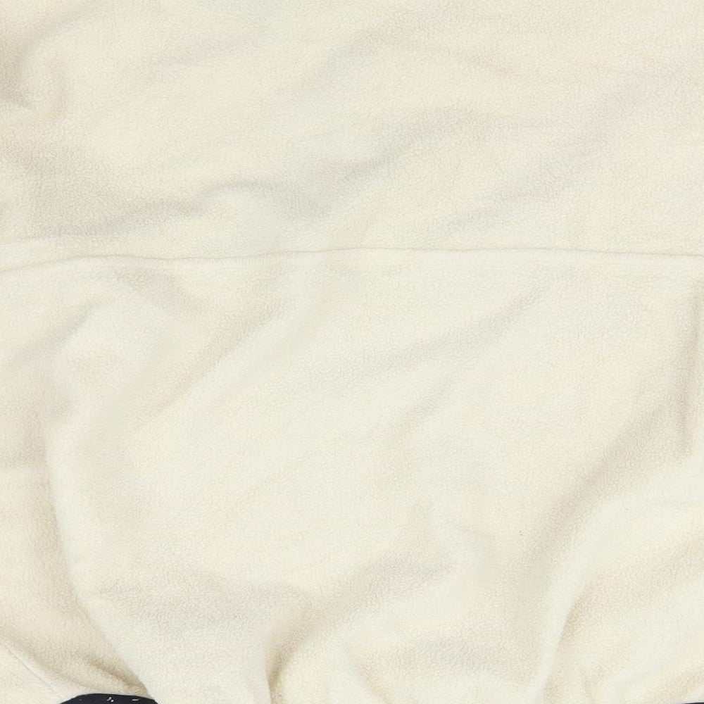Timberland Womens Ivory High Neck  Polyester Pullover Jumper Size XL