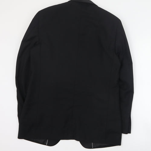 Alexander Dobell Mens Black  Polyester Jacket Suit Jacket Size M