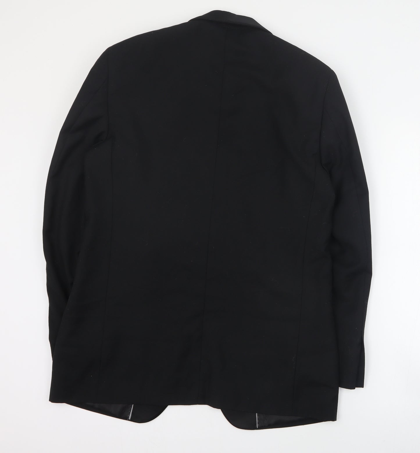 Alexander Dobell Mens Black  Polyester Jacket Suit Jacket Size M