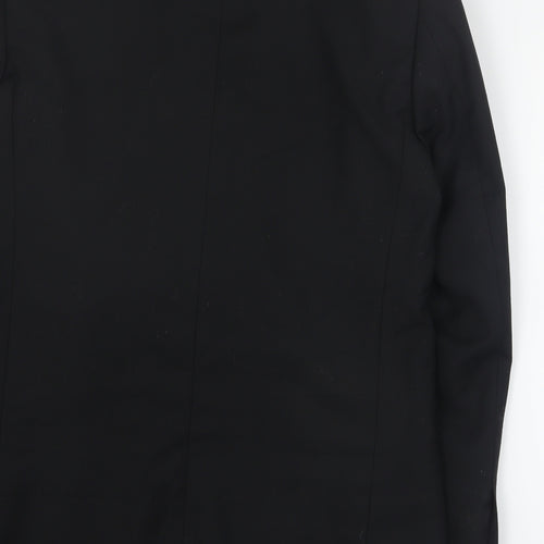 Alexander Dobell Mens Black  Polyester Jacket Suit Jacket Size M