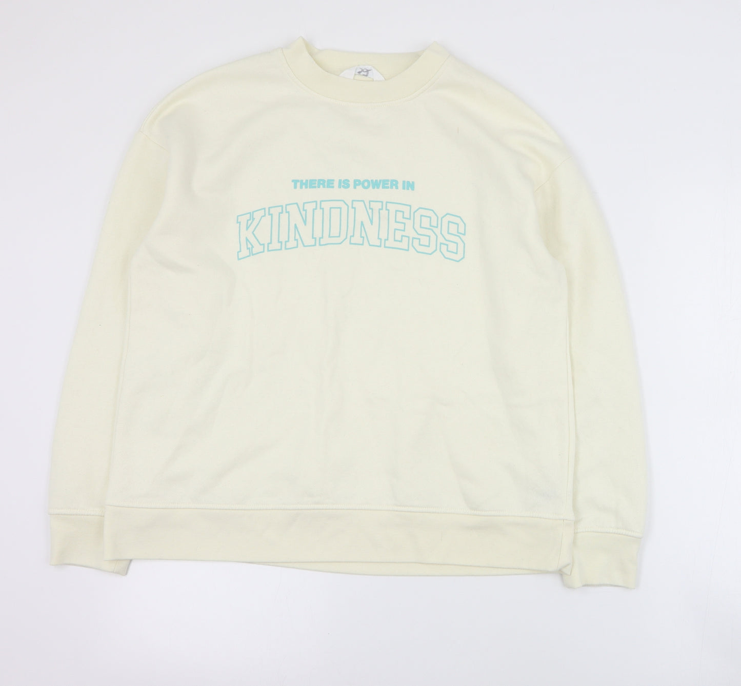 Primark Womens Ivory  Polyester Pullover Sweatshirt Size S  Pullover