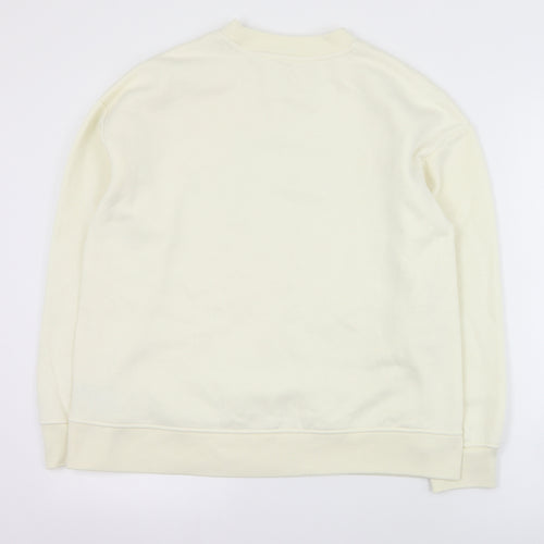 Primark Womens Ivory  Polyester Pullover Sweatshirt Size S  Pullover