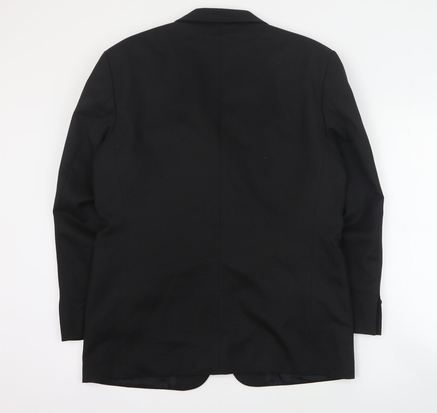 Canada Mens Black  Polyester Jacket Suit Jacket Size M