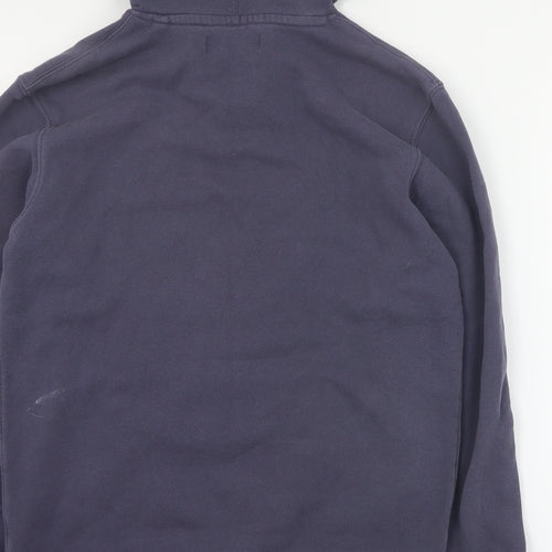 Matalan Mens Blue  Cotton Pullover Hoodie Size S