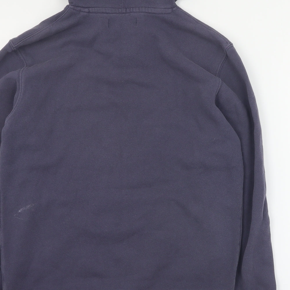 Matalan Mens Blue  Cotton Pullover Hoodie Size S