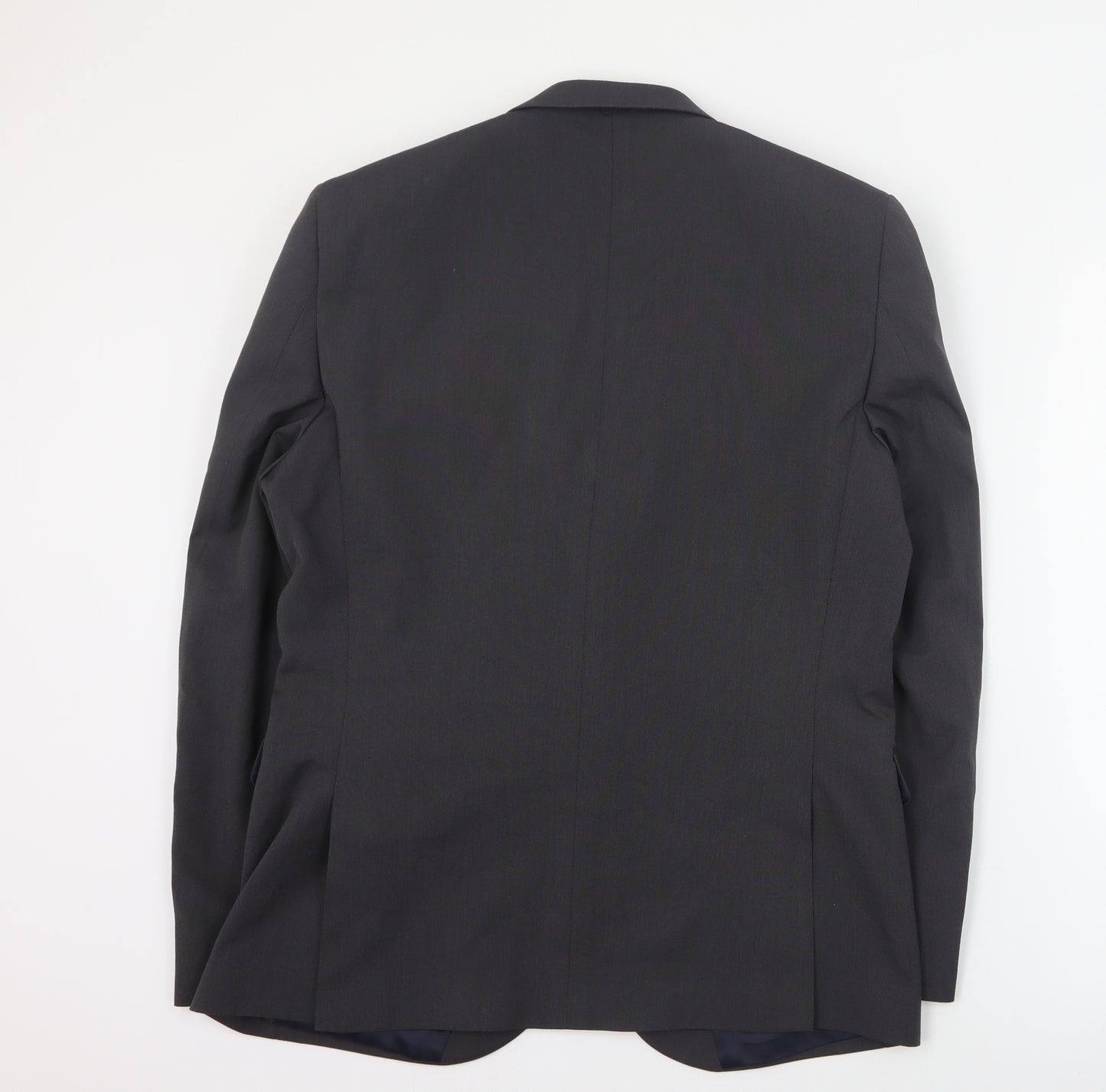 NEXT Mens Grey  Polyester Jacket Suit Jacket Size L