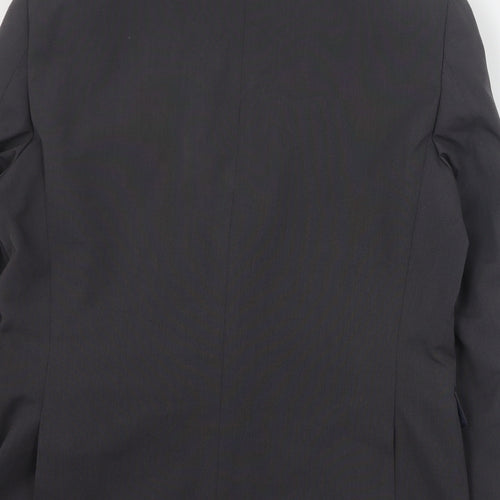 NEXT Mens Grey  Polyester Jacket Suit Jacket Size L