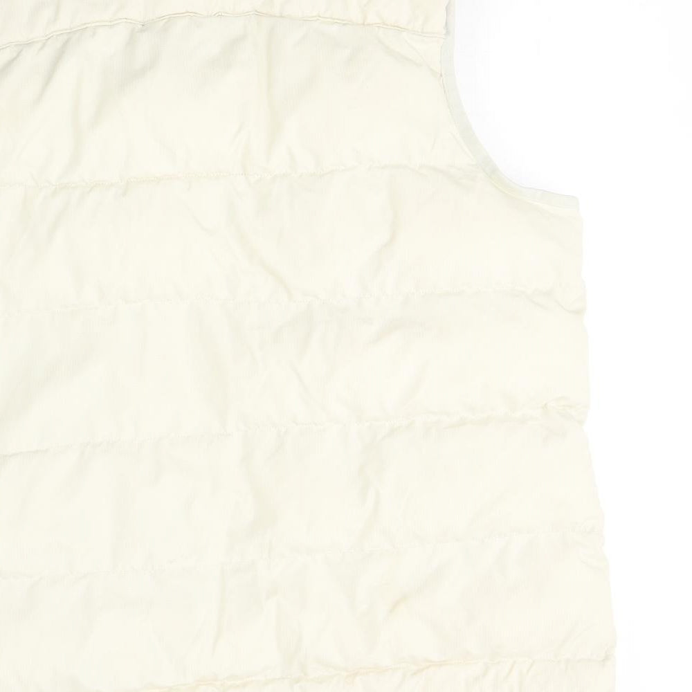 adidas Womens Ivory   Gilet Coat Size 16  Zip