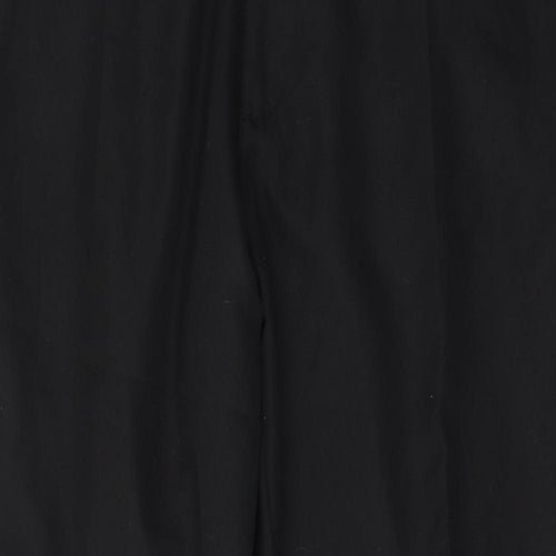 Slazenger Mens Black  Polyester Trousers  Size 37 L29 in Slim Button