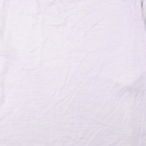 Atmosphere Womens Purple Round Neck  Acrylic Pullover Jumper Size 14