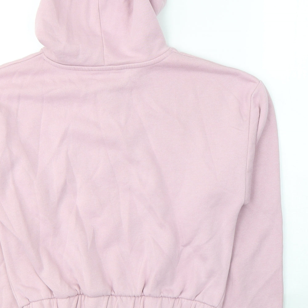 Matalan Girls Pink  Cotton Pullover Hoodie Size 15 Years  Pullover - Make it Happen