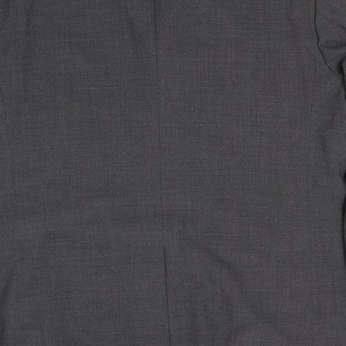 Brooke Taverner    Mens Grey  Polyester Jacket Suit Jacket Size 48