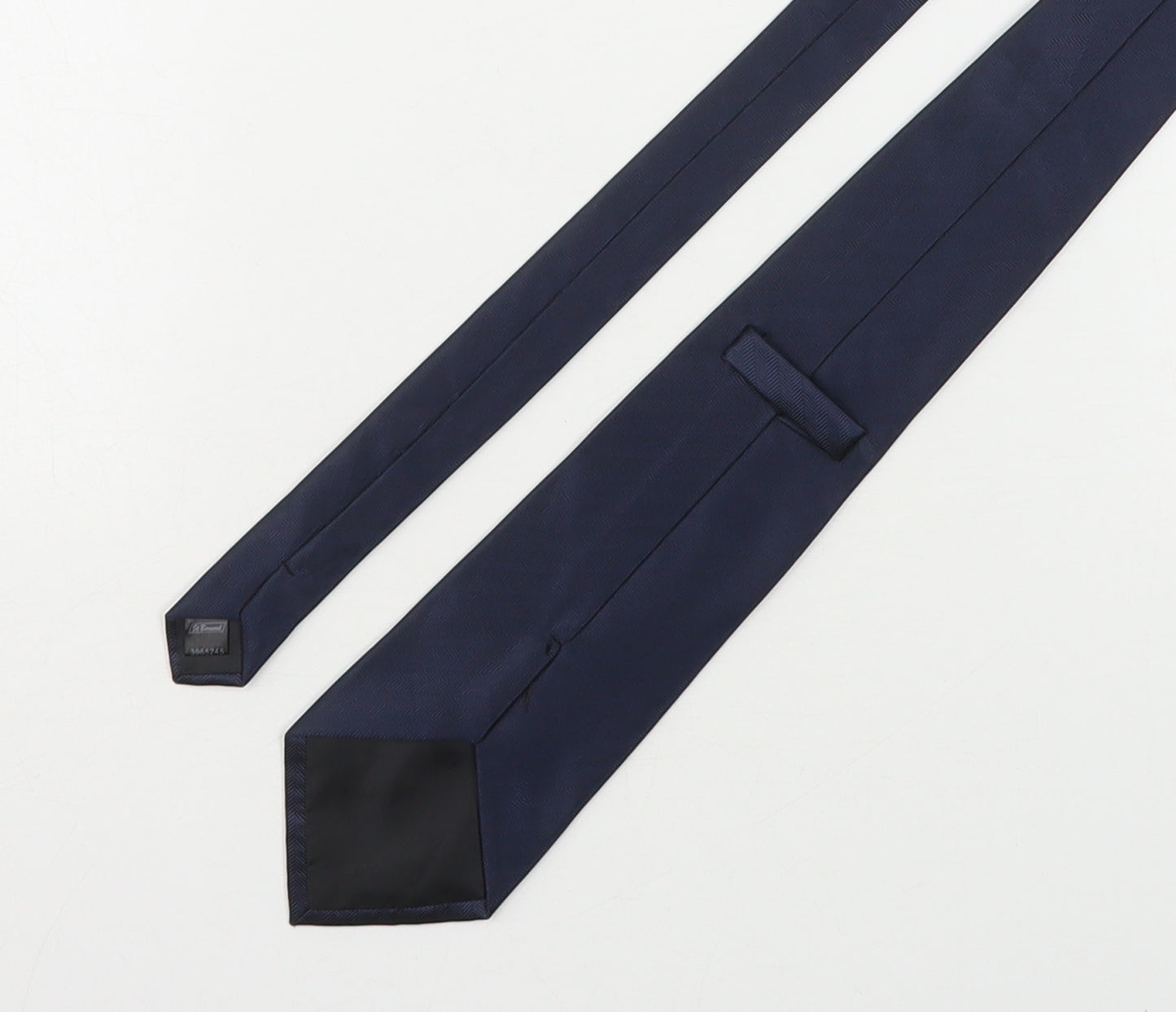 St Bernard Mens Blue  Polyester Pointed Tie One Size
