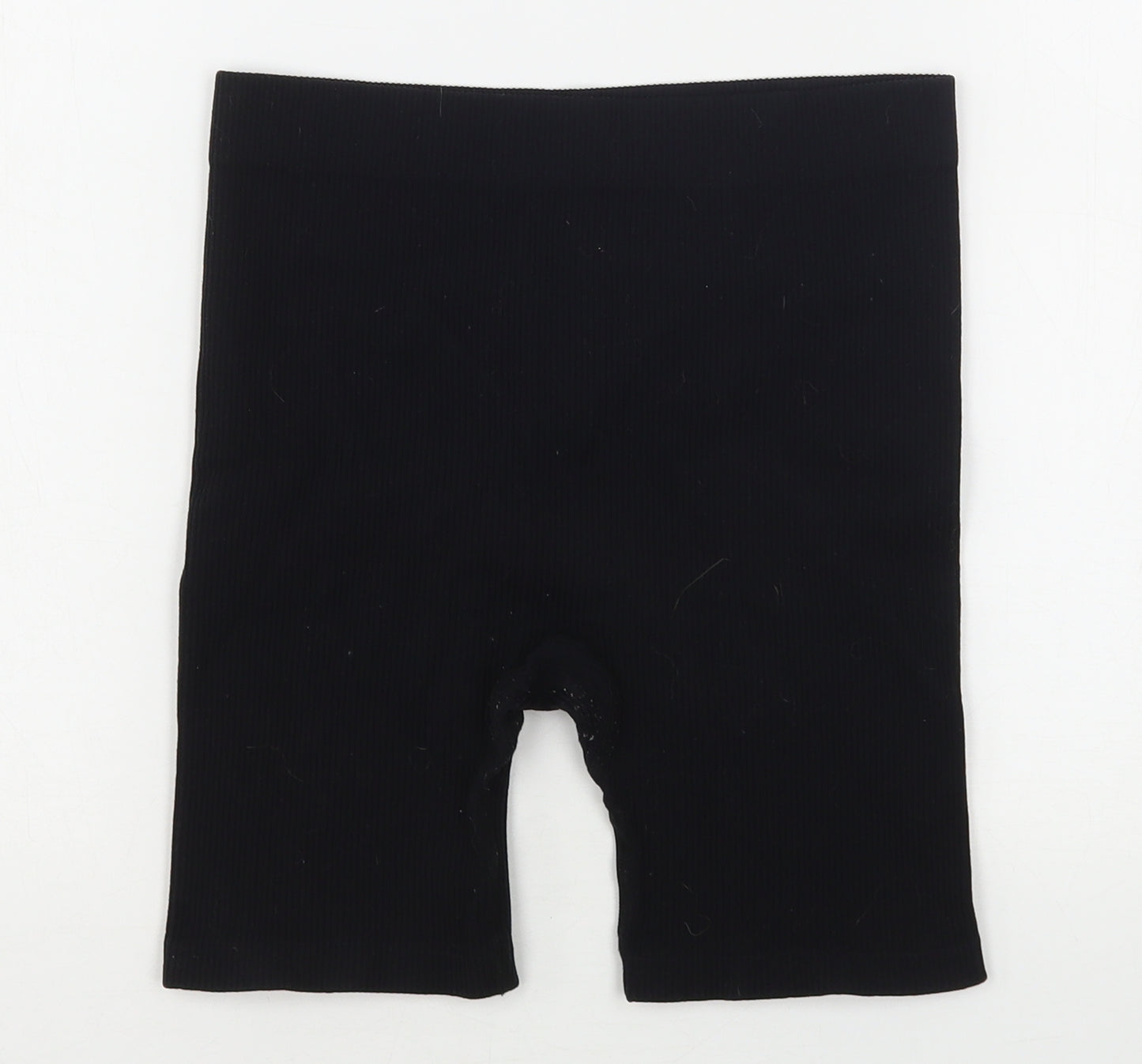 Dunnes Stores Womens Black  Polyamide Biker Shorts Size M L7 in Regular