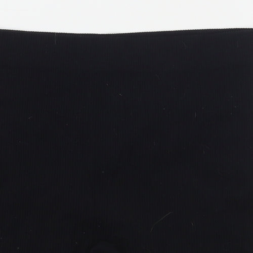 Dunnes Stores Womens Black  Polyamide Biker Shorts Size M L7 in Regular