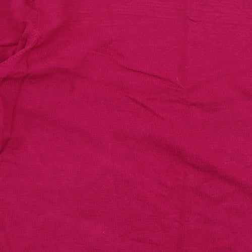 bonmarche Womens Pink Boat Neck  Viscose Pullover Jumper Size 16